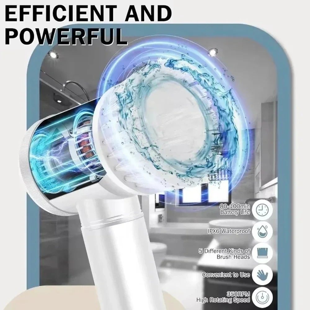 Spin & Shine Electric Scrubber