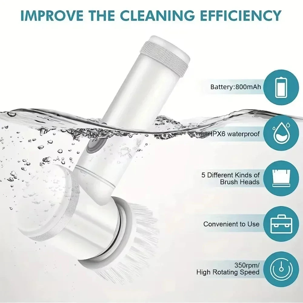 Spin & Shine Electric Scrubber