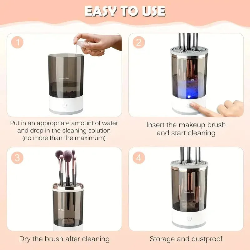Quick Clean Makeup Brush Washer